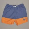 Just Another Fisherman Apparel SNAPPER LOGO SHORTS - BLUE/ORANGE
