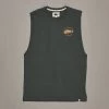 Just Another Fisherman SNAPPER LOGO TANK - PINE Apparel
