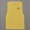 Just Another Fisherman Apparel SNAPPER LOGO TANK - WASHED YELLOW