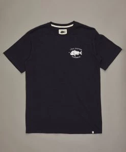 Just Another Fisherman SNAPPER LOGO TEE - BLACK Apparel