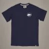 Just Another Fisherman SNAPPER LOGO TEE - NAVY