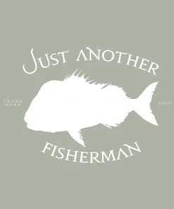 Just Another Fisherman Apparel SNAPPER LOGO VINYL DECAL - WHITE