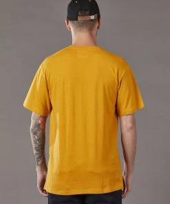 Just Another Fisherman Apparel SNAPPER STAMP TEE - GOLDEN ORANGE