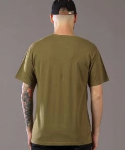 Just Another Fisherman SNAPPER STAMP TEE - MILITARY OLIVE Apparel