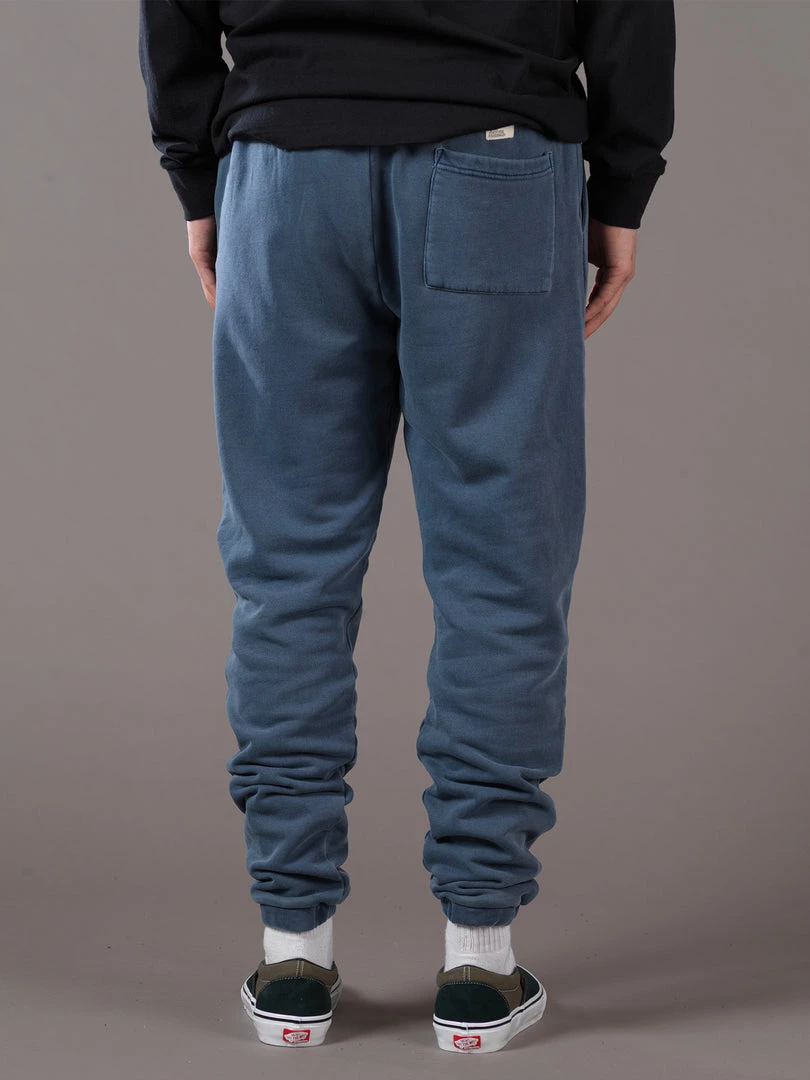 Just Another Fisherman Apparel SNAPPER STAMP TRACKPANT - OVERDYED MIDNIGHT NAVY