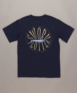 Just Another Fisherman SWORD PLOTTER TEE - NAVY