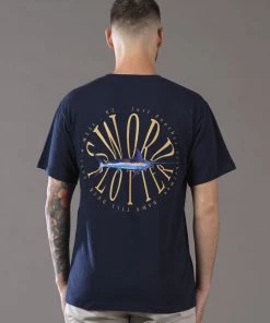 Just Another Fisherman SWORD PLOTTER TEE - NAVY