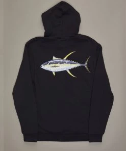 Just Another Fisherman Apparel TUNA HOOD - BLACK