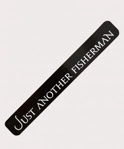 Just Another Fisherman Apparel TYPE LOGO STICKER - BLACK