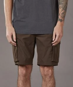 Just Another Fisherman UV PASSENGER CARGO SHORT - BROWN