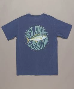 Just Another Fisherman WINTER TREV TEE - OVERDYED MIDNIGHT NAVY