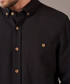 Just Another Fisherman ANCHORAGE SHIRT - BLACK Apparel