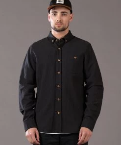 Just Another Fisherman ANCHORAGE SHIRT - BLACK Apparel