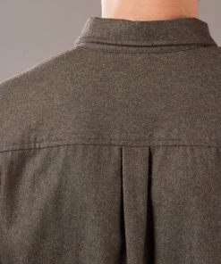 Just Another Fisherman WOOL ANCHORAGE SHIRT - MILITARY OLIVE