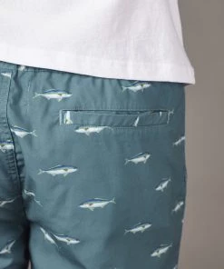 Just Another Fisherman Apparel YELLOWTAIL SHORTS - GREEN